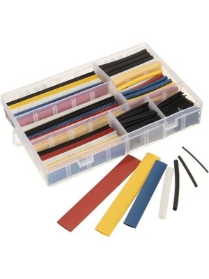 Sanec Isı Polyolefin Shrink Boru Daralan Makaron Set Kutulu 140'LI