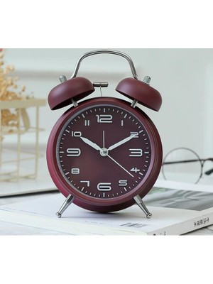 SUME Dekoratif Çalar Saat Ev Ofis Aksesuar Nostaljik Işıklı Masa Saati