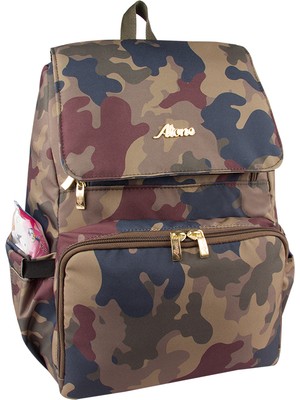 Alone Anne Bebek Bakım Çantası 9319 Flamingo Su Geçirmez Kumaş Bebek Bakım Sırt Çantası