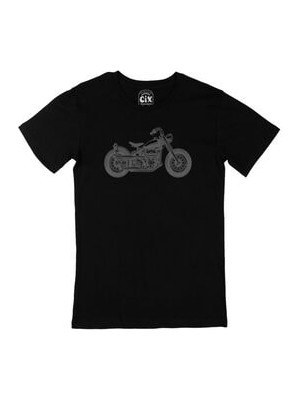 Cix Chopper Motor Siyah Tişört