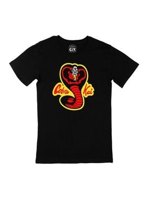 Cix Cobra Kai Siyah Tişört