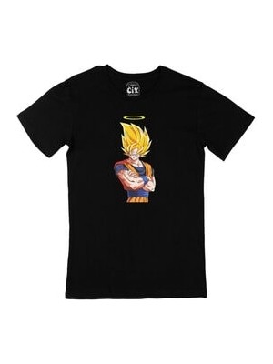 Cix Goku Anime Siyah Tişört