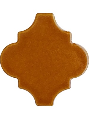Can Seramik 12 x 12 cm Tarçın Arabesk Desenli Seramik Karo (5'li 1 Paket)