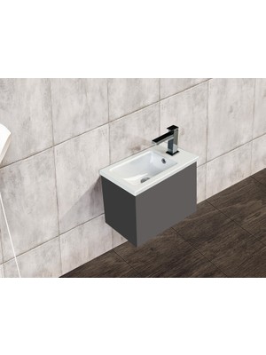 Turkuaz Seramik Cerastyle Mini L Lavabo 24X42CM