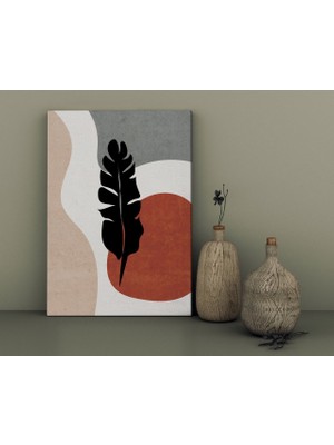 Bk Home Minimalist Style Plant Tasarımlı Kanvas Tablo 30X50CM-3