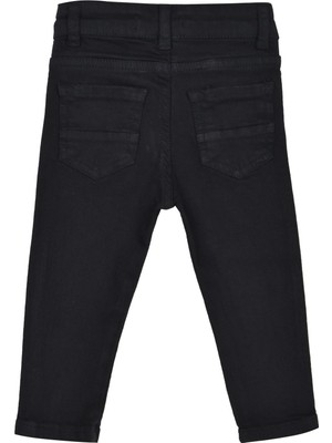 Silversun Siyah Renkli Yanlar Şeritli Cepli Bebek Erkek Pantolon|pc 114676