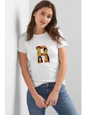 Qivi Riverdale R Head Kadın Beyaz Tshirt