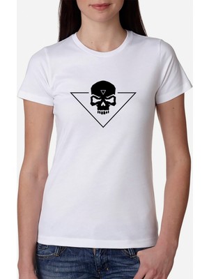 Qivi The Witcher You Are Dead Kadın Beyaz Tshirt