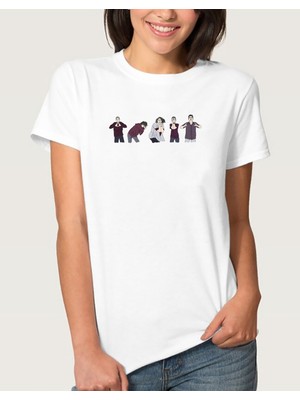 Qivi The Oa Movements Kadın Beyaz Tshirt