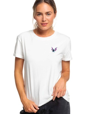 Qivi Pokemon Avengermon Golbat Baskılı Beyaz Kadın Tshirt