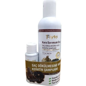 Kara Sarımsak Özlü Şampuan 500 ml + Saç Serumu 75 ml