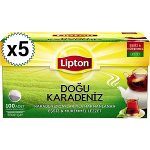 Doğu Karadeniz Demlik Poşet Çay 320 gr 100'LÜ x 5'li Set (500 Demlik)