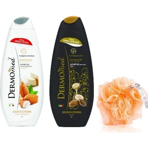 Bitki Özlü Duş Jeli Shea ve Badem &  Argan Yaglı 2X750 ml Set. Paraben ve Sls Içermez