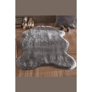Deri Postu Görünümlü Peluş Halı 120 x 180