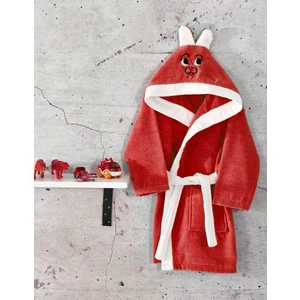 Komfort Home Kapşonlu %100 Pamuklu Çocuk Bornoz / 1-2 Yaş