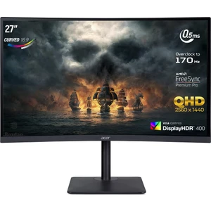 Nitro XZ273UP 27” 170Hz 0.5ms (Hdmı+Display) Freesync Premium QHD Curved Monitör UM.HX3EE.P25