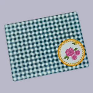 Nice Home Art Plaid Amerikan Servis Pvc 2'li