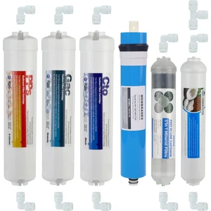 Su Arıtma Cihazı Filtresi 6'lı Filtre Seti Paket 10 Aşama Membran