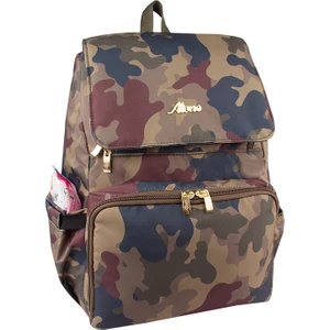 Anne Bebek Bakım Çantası 9319 Flamingo Su Geçirmez Kumaş Bebek Bakım Sırt Çantası