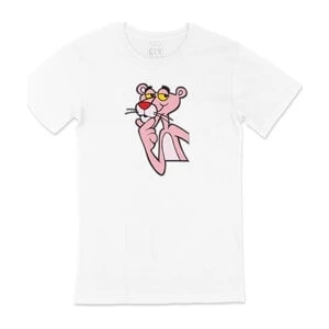 Düşünceli Pembe Panter Tişört
