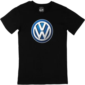 Volkswagen Logolu Siyah Tişört