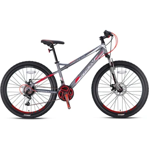 Vortex 4.0 - 27.5 Jant Mtb - 18 Kadro- 21 Vites - V.b. Mat Füme Kırmızı Gri