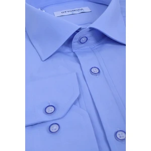 Klasik Uzun Kollu Regular Fit Erkek Beyaz Gömlek, OT-CP-20102