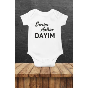 Benim Aslan Dayım Baskılı Bebek Body Zıbın