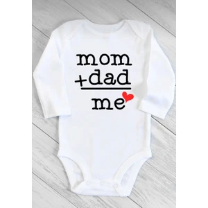 Mom & Dad + Me Baskılı Kollu Bebek Body & Zıbın