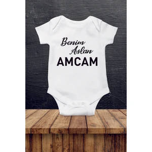 Aslan Amcam Baskılı Bebek Body Zıbın