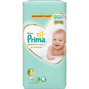 Premium Care Bebek Bezi Ekonomik Paket 3 Beden 52 Adet