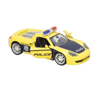 Birlik Oyuncak Metal Çekbırak Işıklı Spor Polis Arabaları Minitro FY5038P-12D