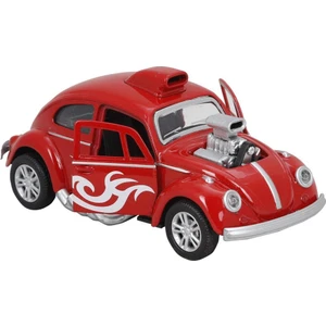 Birlik Metal Işıklı Motorlu Çekbırak Araba Vw Motorlu Tosbağa 1:36 - Minitro FY6757-12D