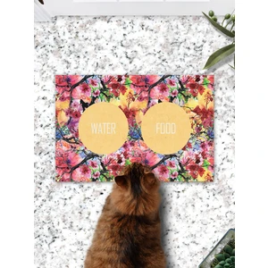 Ilkbahar Kedi Köpek Mama Eğitim Paspası ve Beslenme Altlığı
