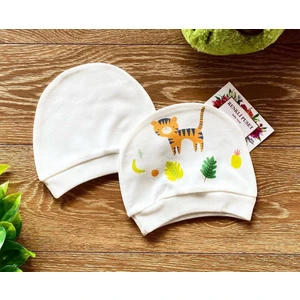 Renkli Puset Penye 2'li Şapka Jungle Desen