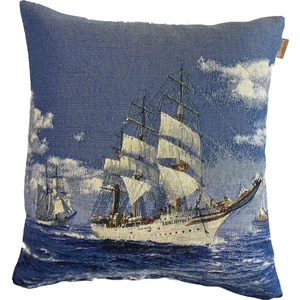 Belıeve Deniz Manzarası Goblen Kırlent 45*45 cm