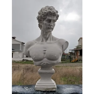BT Sanat Atölyesi Davut Büst Heykel Biblo 43*24 cm