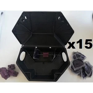Zehir Doldurulmuş Fare Yem Istasyonu (Orta Boy) 15'li Paket