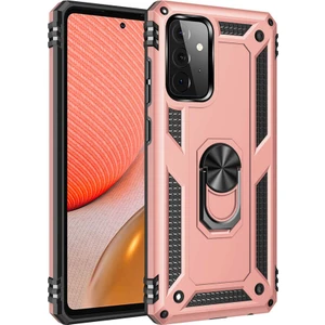 Samsung Galaxy A52 Kılıf Yüzüklü Zırh Tank Vega