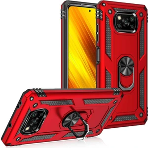Xiaomi Poco X3 Kılıf Yüzüklü Zırh Tank Vega