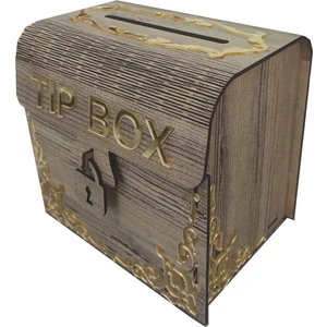 Ayt Reklam Atölyesi Tip Box Kumbara ve Bahşiş Kutusu