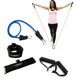 Latex-14 Direnç Lastiği El ve Ayak Aparatı Seti AVS-LTX14