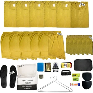 Asker Marketi 6'lı Ekonomik Asker Seti: Asker Fanilası Çorap Boxer - Asker Malzemeleri