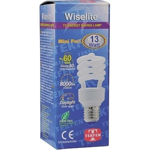 13W Tasarruflu Ampul Gün Işığı E27 Duy