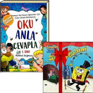 Ata Yayıncılık 1. Sınıf Oku Anla Cevapla+Süngerbob Hikaye