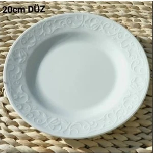 Güral Porselen BHD20DU Bahar Düz Tabak 20 cm 6'lı