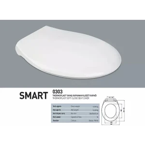 Smart Yavaş Kapanır Klozet Kapağı