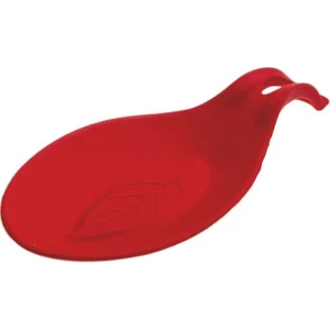 Ibutiks Silicolife SL21 Kırmızı Renk Yaprak Desen Kepçe Altlığı
