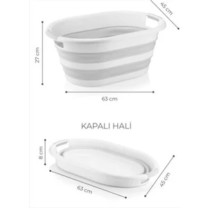 Hobby Life Katlanır Çamaşır Sepeti 38 Lt Xl