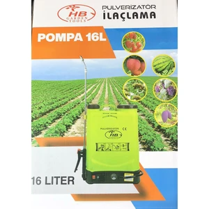 Hb Promax 16 Lt Turbo Akülü Şarzlı Ilaç Pompası Teleskopik Uçlu